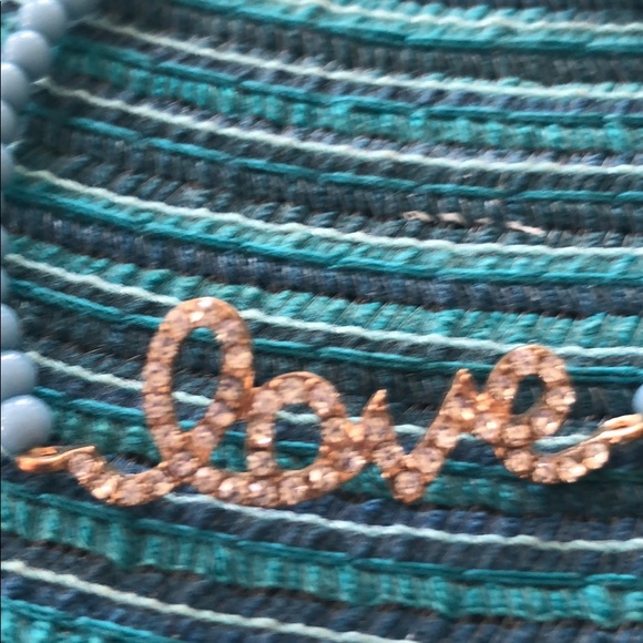 Stackable gold and turquoise bracelets - Picture 3 of 5